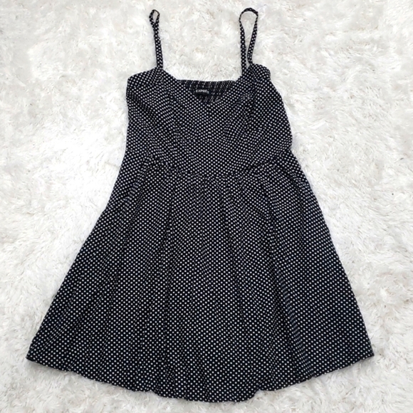 Express Polkadot Mini Dress - Picture 1 of 11